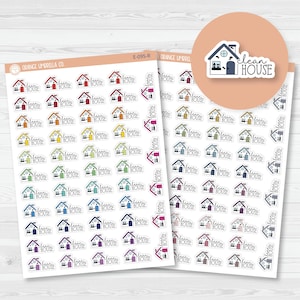 Clean House Icon Script Planner Stickers | FC11 | E-095