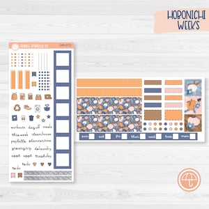 CLEARANCE | Romantic Autumn Pumpkin Kit | Hobonichi Weeks Planner Kit Stickers | Wonderfall | 349-071