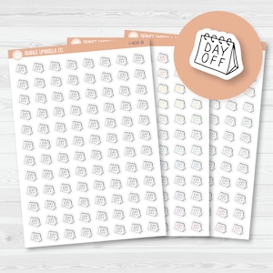 Day Off Icon Planner Stickers | I-408