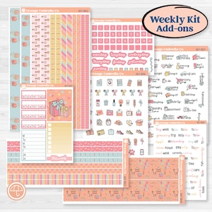 Birthday Planner Kit | Weekly Add-On Planner Kit Stickers | Give Them Cake | KIT-367-B