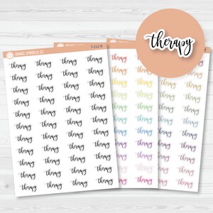 Therapy Script Planner Stickers and Labels| F2 |  T-212