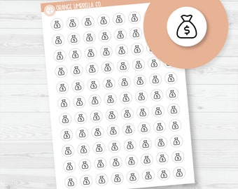 Payday/Savings Budget Icon Planner Stickers | I-238