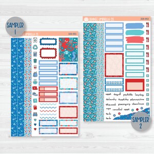 Underwater Ocean Kit Weekly Planner Kit Stickers Go Fish 326-001 image 2