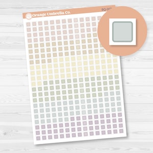 Checkbox Individual Single Planner Stickers | Erin Condren Bouquet | BQ-007
