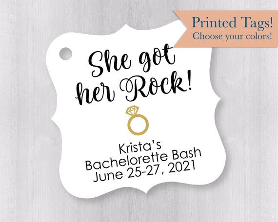 She Got Her Rock Bachelorette Party Favor Etsy 日本