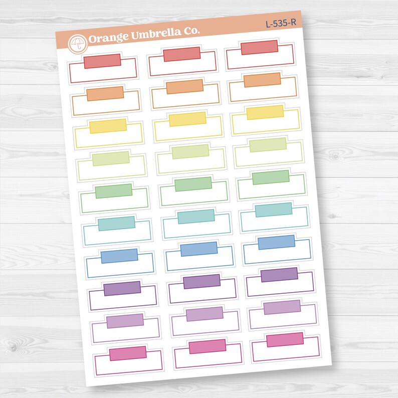Hobonichi Cousin Labels | Functional Weekly Planner Stickers | L-535 - Etsy