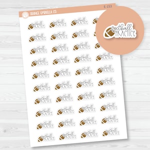 Football Practice Icon Script Planner Stickers | FC12 | E-153