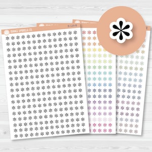 Asterisk Icon Planner Stickers and Labels | B-129