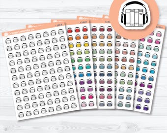 Audiobook Icon Planner Stickers | I-146