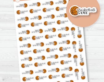 Basketball Game Icon Script Planner Stickers | E-021