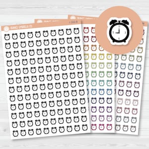 Alarm Clock Icon Planner Stickers | I-166