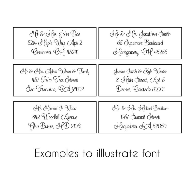 Deliver To Address Stickers #317-MT-C Address Labels for Black Envelopes To: Wedding Address labels Custom Wedding Address Labels