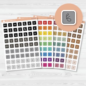 CLEARANCE | Weekday Letter Covers Planner Stickers | FC12 Script | B-578