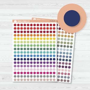 Circle Dot - 6mm Planner Stickers - Choose Your Color | B-206