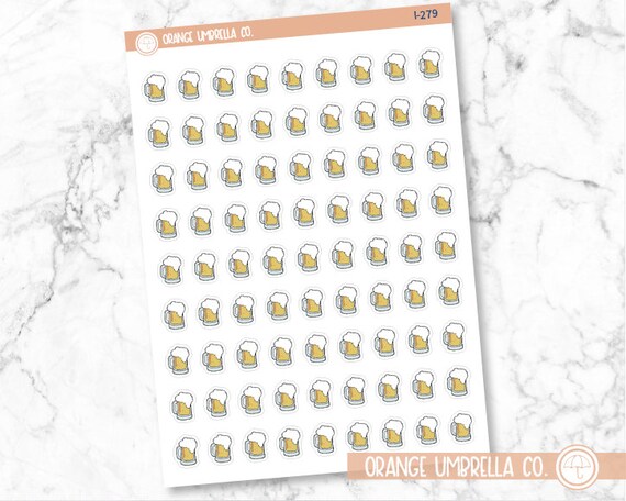 Decorative Planner Stickers Beer Stein Icon Stickers Stickers Stickers ...