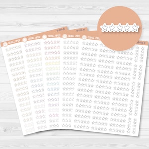 Star Rating - Movie and Book Icon Tracker Planner Stickers | B-056
