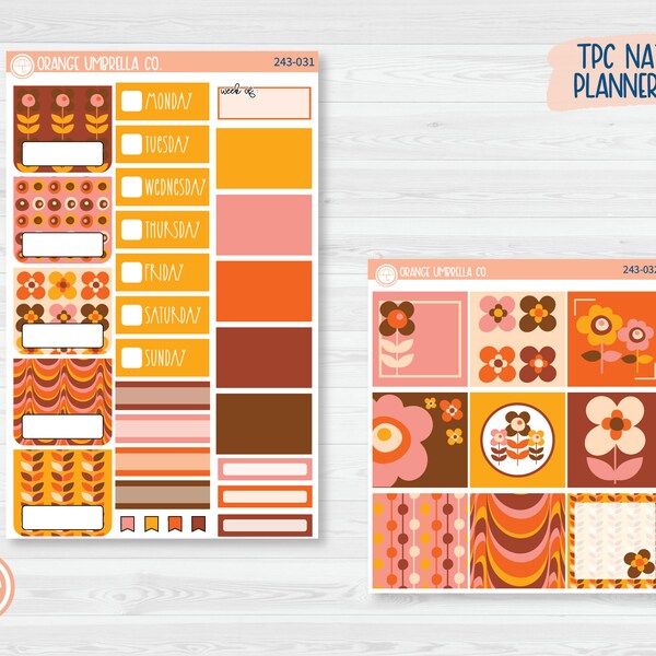 TPC Nation Planner Kit Stickers | Flower Child 243-031