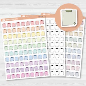 Sticky Notes | Mini Icon Planner Stickers | I-122