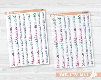 Underwater Washi Strips Planner Stickers | C-287