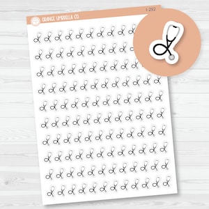 Stethoscope Icon | Doctor Appointment Planner Stickers | I-292