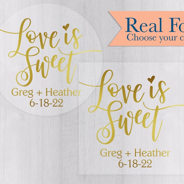 Love is Sweet Labels - Etsy