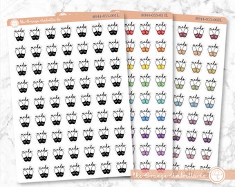 Medicine AM-PM Tracking Icon Script Planner Stickers | E-141