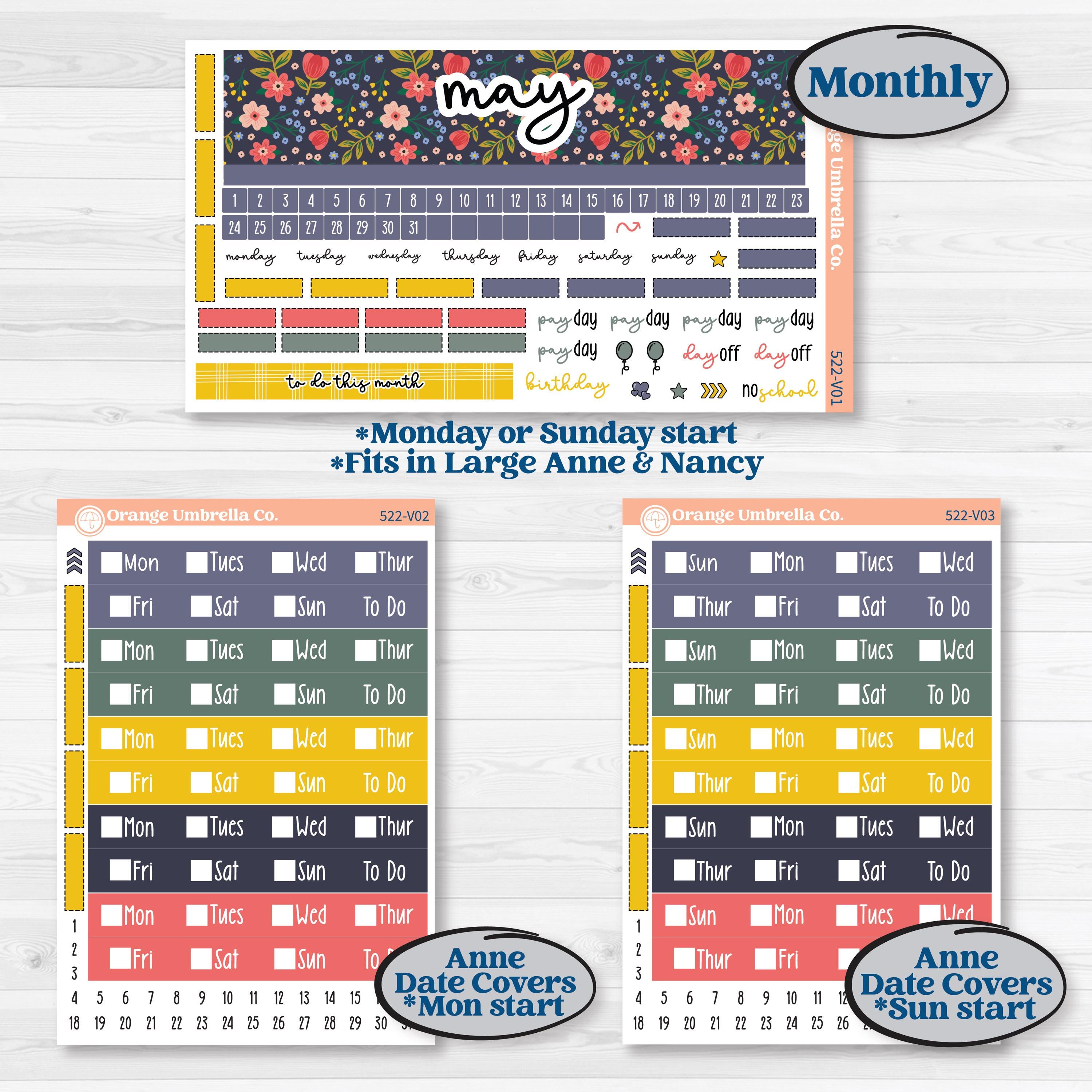 Mother’s Day | Laurel Denise Nancy Large & Anne Large Planner Kit ...