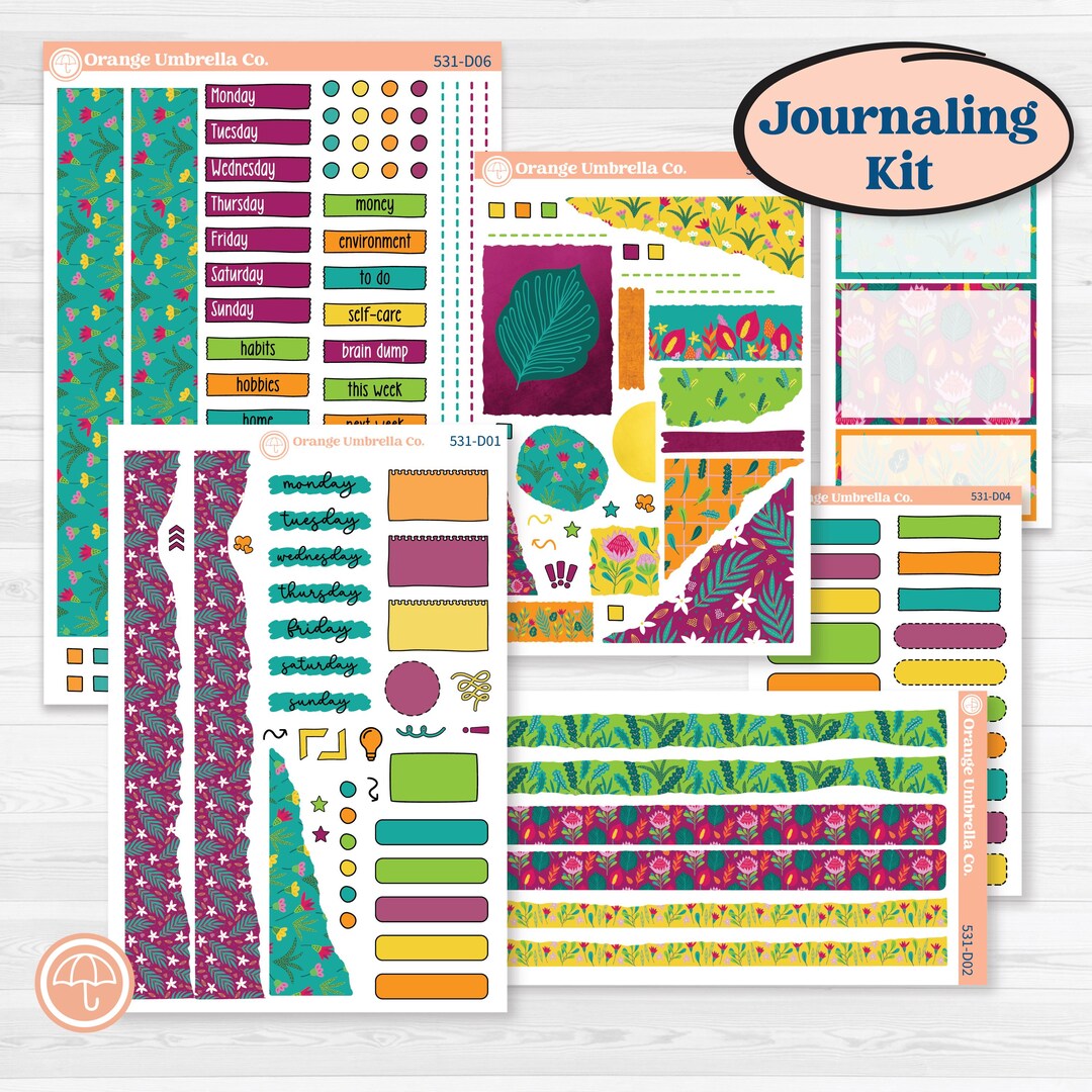 Tropical Island Jungle | Journaling or Scrapbooking Kit | Creative Junk ...