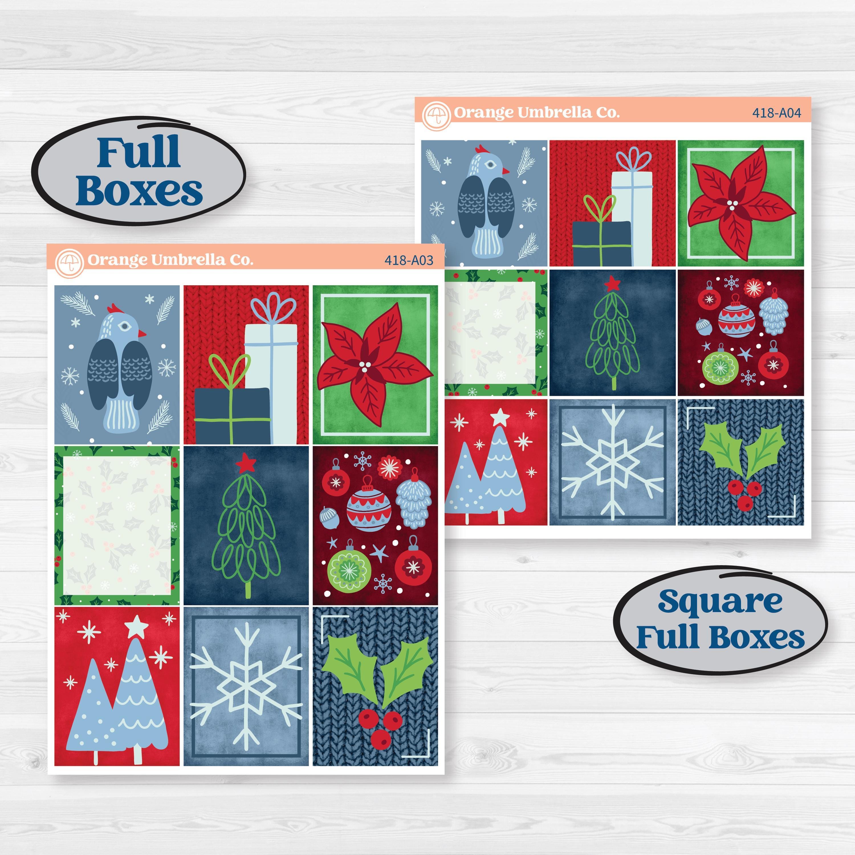 Playful Winter Kit | Weekly Sticker Kit for Vertical Planners Like Erin ...