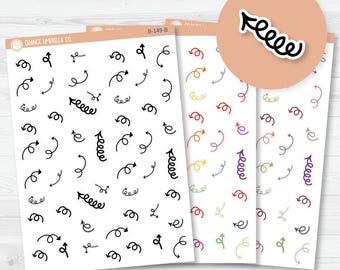 Arrows Mini Planner Stickers and Labels | B-149