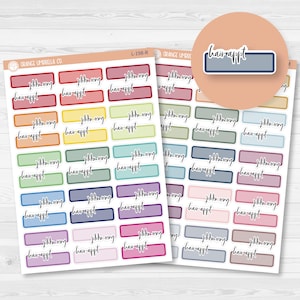 Hair Appointment Planner Stickers  | L-198