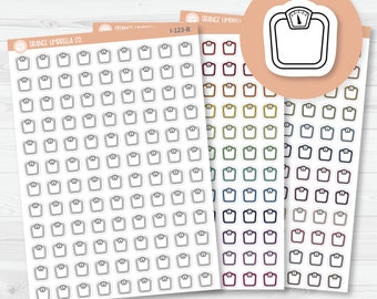 Scale Icon Planner Stickers | I-123