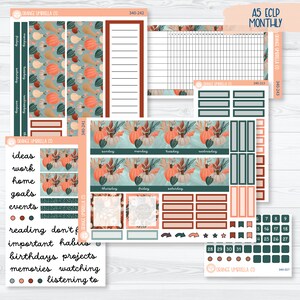 CLEARANCE | Fall Autumn Stickers | EC Monthly & Dashboard Planner Kit Stickers | Fall Farmer&#39;s Market | 340-241