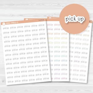 Pick Up Julie's Plans Script Planner Stickers and Labels | JF | S-570