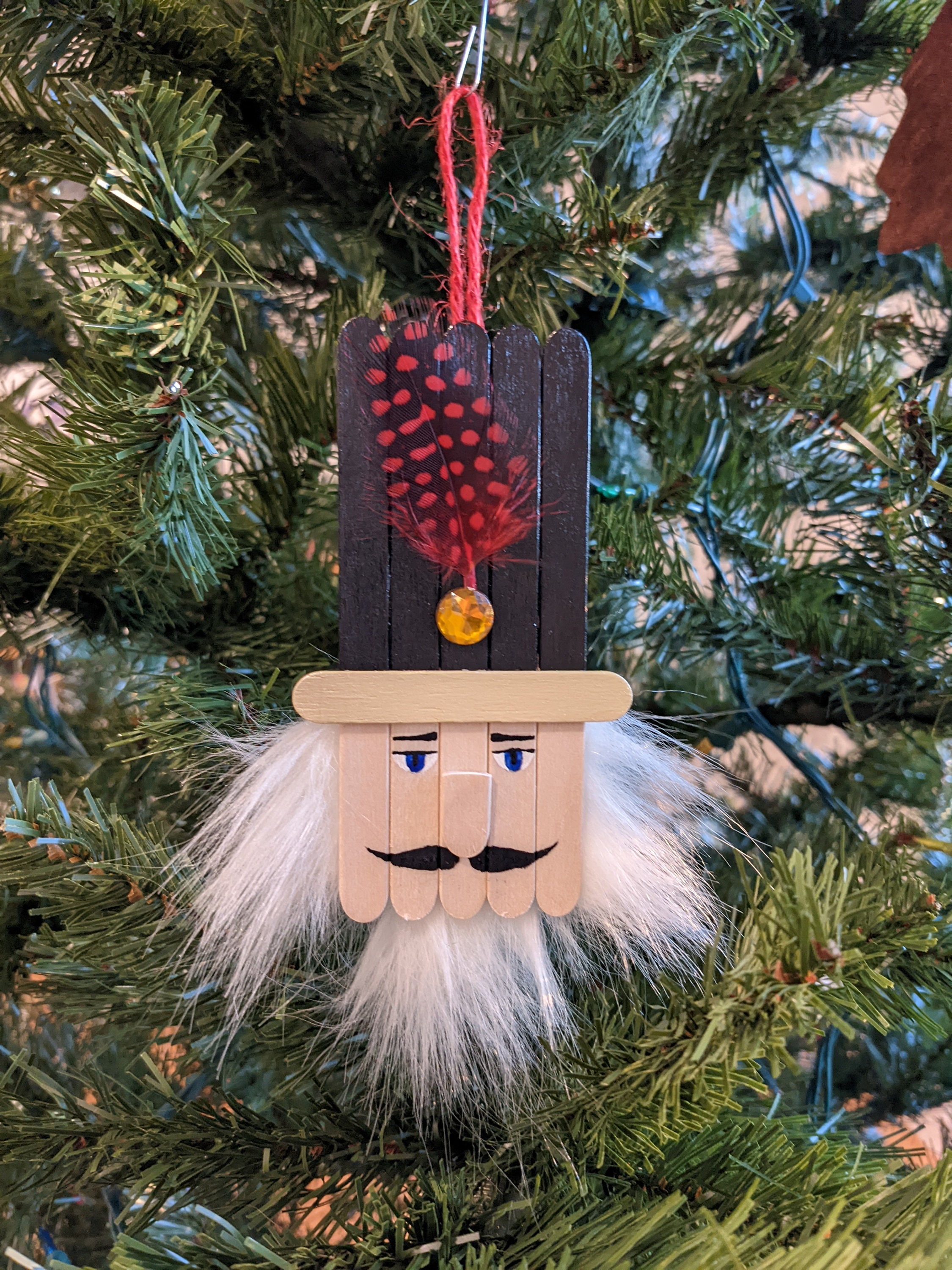 Popsicle Stick Nutcracker Ornament DIY Kitincludes Instructions and