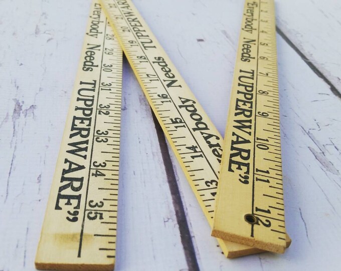 Vintage Folding Ruler Yardstick Retro Yard Stick Everybody Etsy