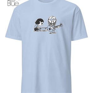 Camiseta tributo en blanco y negro de Steely D / Nuts, ¡creada por el artista! SoftStyle (S-3X) ligera
