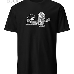 Steely D / Nuts black & white tribute tee, by the artist! SoftStyle (S-3X) dark