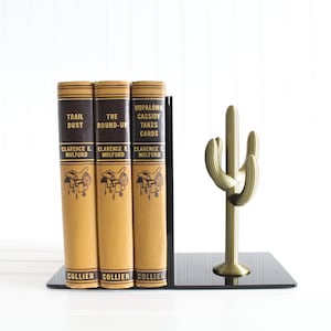 Cactus Bookends, Cacti Bookends, Southwestern Desert, Wild West, Country Home Decor, Cowboy Gifts