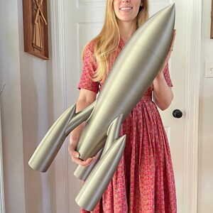 Extra Large Rocket Ship Figurine, Spaceship, Custom Trophy - Etsy