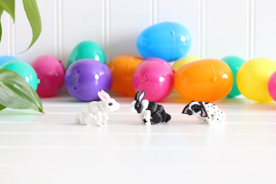 Easter Bunny, Easter Egg Fillers, 3d Print, Mini Rabbit Figurines