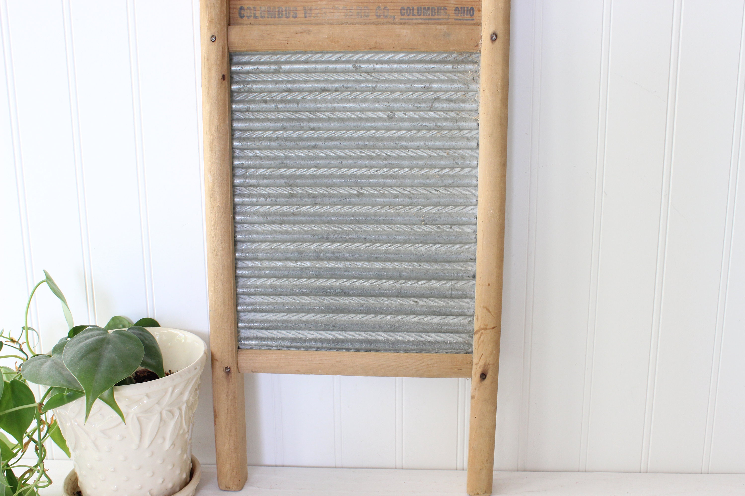 Vintage Washboard, Scanty Handi Washboard, Laundry Room
