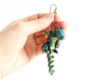 Dragon Keychain - Bag Charms - Dragon Keychain for Car Keys, Backpacks and Purses