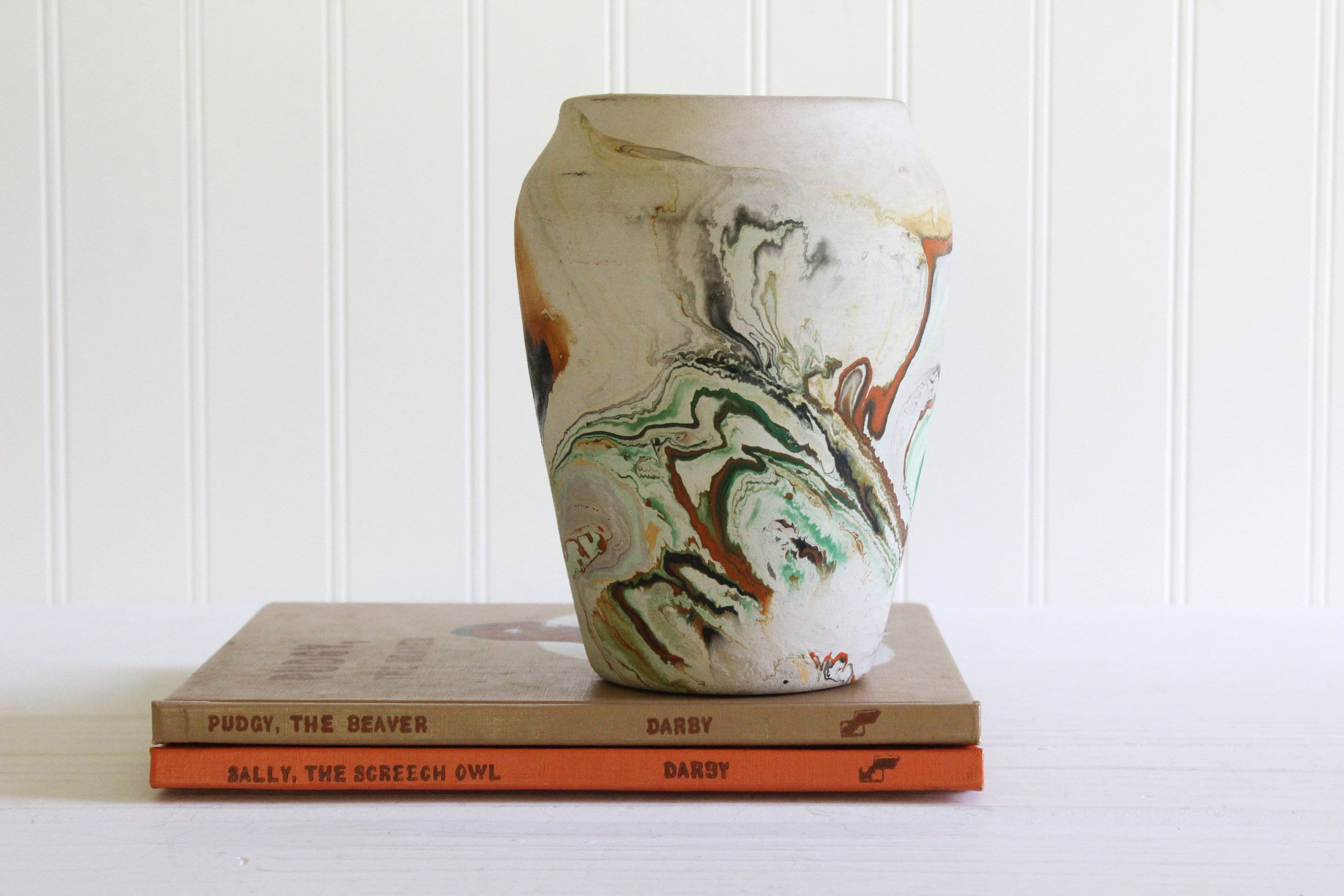 NEMAJI POTTERY green 花瓶