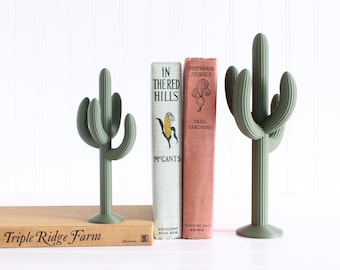 Cactus Figurine, Southwestern Home Decor, Desert Cacti