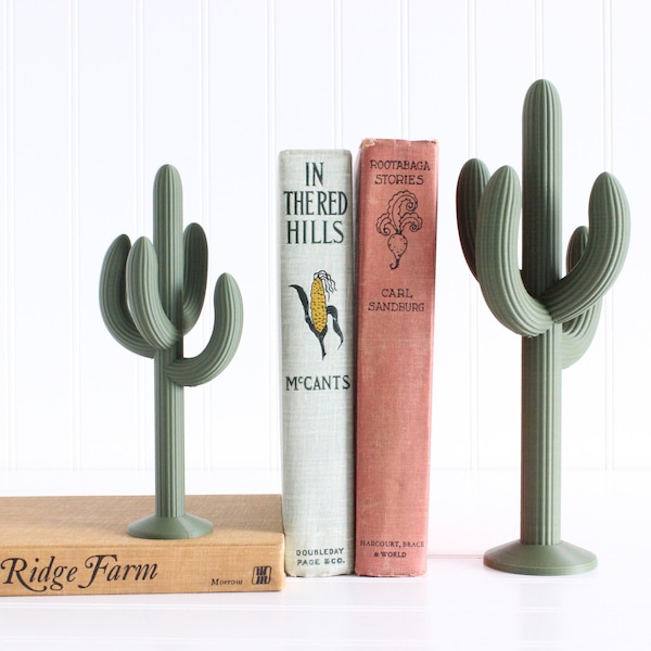 Cactus Figurine, Southwestern Home Decor, Desert Cacti
