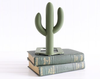 Serre-livres cactus, serre-livres cactus, désert du sud-ouest, Far West, décoration d'intérieur champêtre, cadeaux de cow-boy
