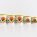 Vintage Mushroom Kitchen Canisters, Yellow Red Mushroom Butterfly ...