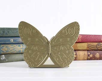 Butterfly Bookend, Butterfly Bookshelf Decor, Butterfly Gifts, Baby Nursery or Girl's Bedroom, Library Office Organization, Butterfly Decor