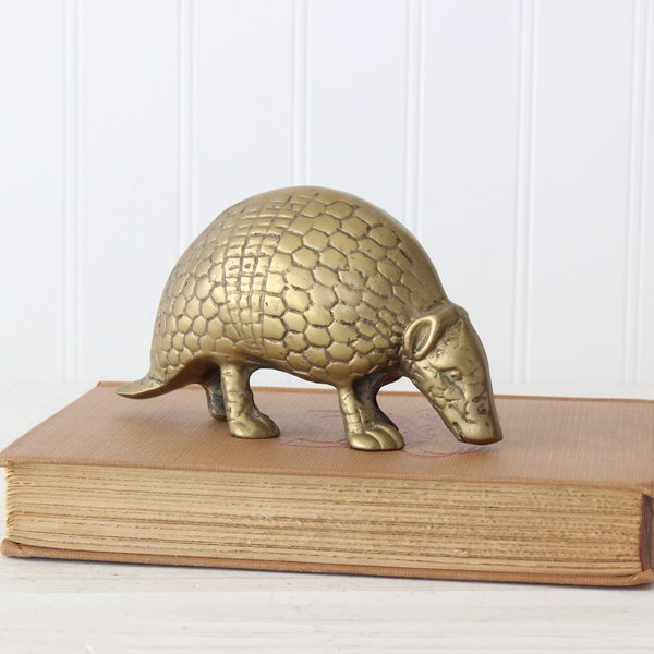 Brass Armadillo Etsy